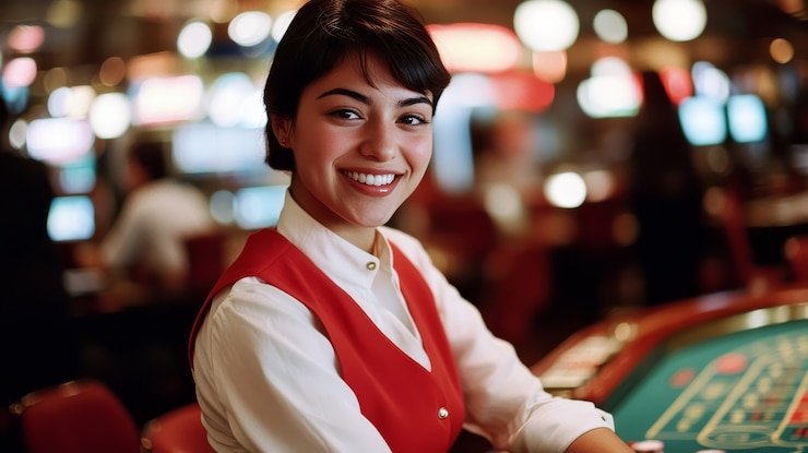 Live baccarat dealer at cuancash studio Live baccarat dealer at cuancash studio